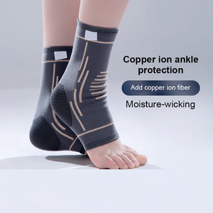 Cavigliera Compressiva Personalizzabile <span class=keywords><strong>con</strong></span> Logo, agli Ioni di Rame, per Rimozione Batteri, Mantenimento Asciutto e Supporto per Fascite <span class=keywords><strong>Plantare</strong></span> - Product Image 2