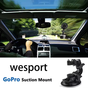Soporte de cámara con ventosa para parabrisas de coche giratorio de <span class=keywords><strong>360</strong></span> grados adecuado para Gopro Hero 10 9 8 7 6 5 4 negro/Sesión, <span class=keywords><strong>Akaso</strong></span> - Product Image 5