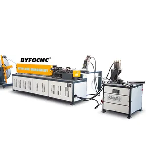 BYFO Sektionsbiegemaschine und automatische Löchermaschine Winkellolle und Bohrmaschine