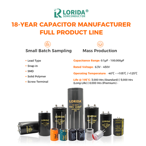 Lorida Hot Bán 25V 470uF 8*<span class=keywords><strong>12</strong></span> thông qua lỗ thử nghiệm Dip In-Line nhôm microfarad tụ điện điện phân - Product Image 4