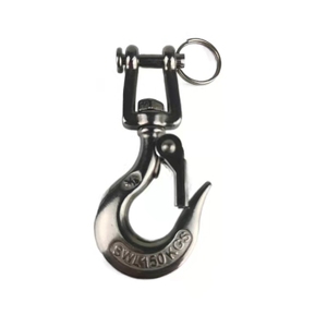 Crochet de levage pivotant en acier inoxydable 304/316, 360° °   Rotation, loquet de sécurité, anti-corrosion, pour levage industriel maritime - Product Image 1