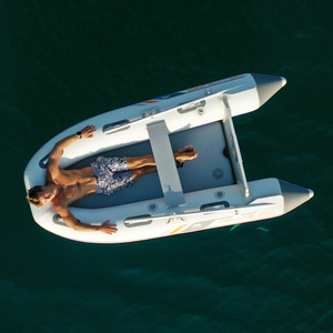 U DELUXE 250*140 cm Kayak gonflable pont en PVC renforcé sport filet de pêche point de chute bateau en caoutchouc pour le surf sports à la dérive - Product Image 1