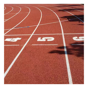 Pista de Atletismo Profesional de Poliuretano Compuesto, Superficie Deportiva Elástica de PU para Todo Clima, para Estadios Municipales - Product Image 1