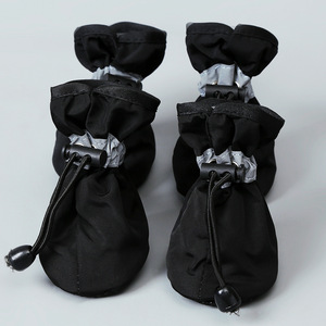 4 pz/set invernali impermeabili per cani da compagnia scarpe antiscivolo con suola morbida calzature spesse calde per piccoli gatti cani calzini stivaletti - Product Image 5