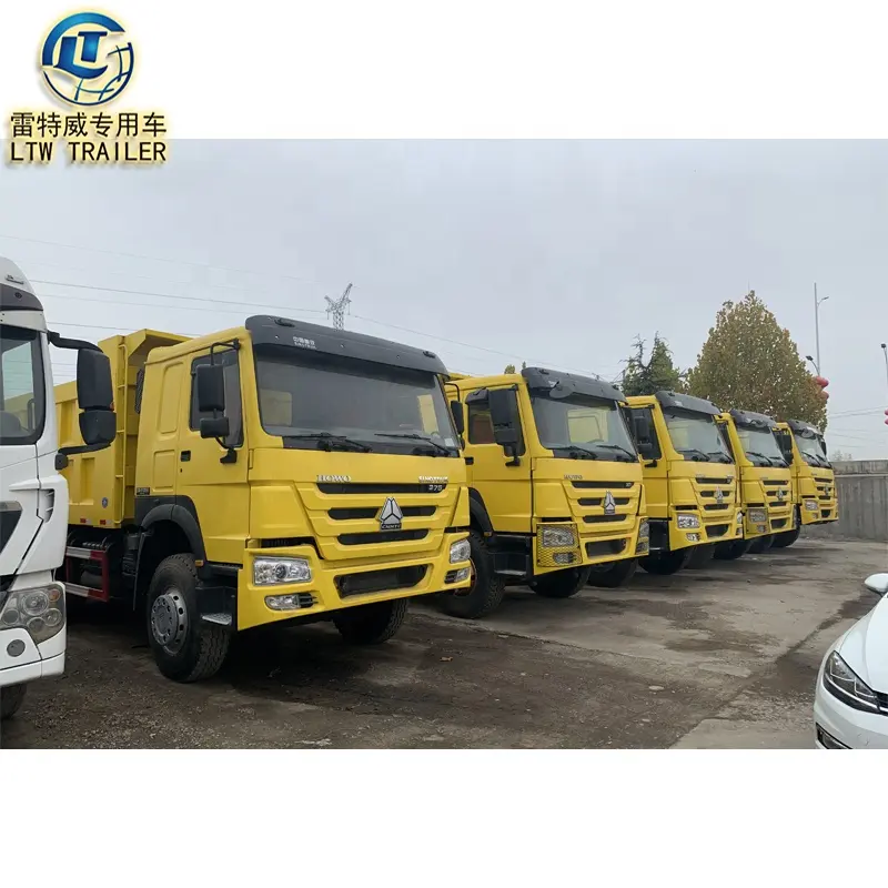 Sino Euro 2 6x4 6x6 50 toneladas 2019 cabeça de trator resistente usada Howo 371hp 375hp caminhão trator para venda