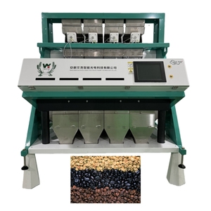 Machine de tri de couleur infrarouge Wenyao 4 voies pour grains de café <span class=keywords><strong>verts</strong></span> et torréfiés, avec le meilleur <span class=keywords><strong>prix</strong></span> pour éliminer les grains endommagés et les grains à trous. - Product Image 1