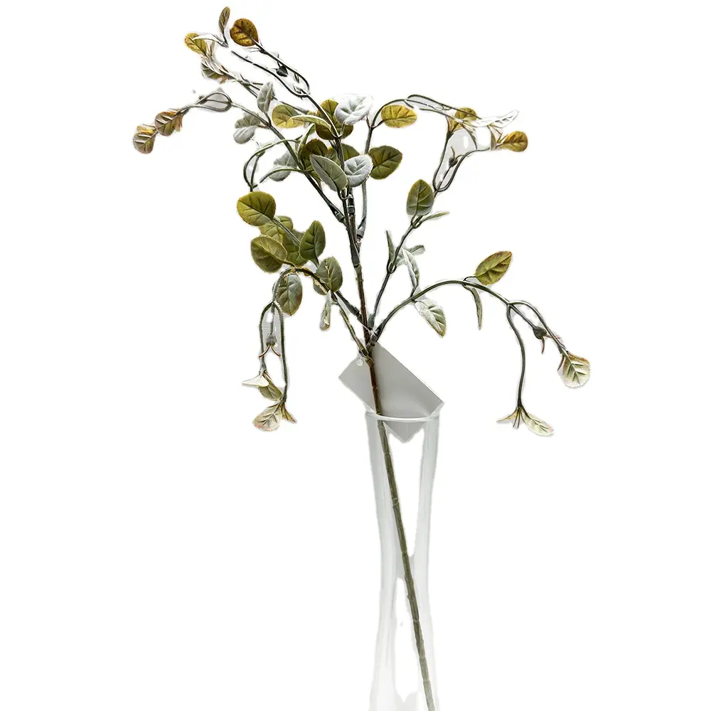 vase flower arrangement Artificial Greenery Stems fake Green Plants for outdoor Shop decoration plants