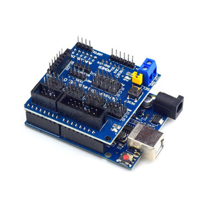 Placa Sensor Shield V5.0 Azul Uno R3 V5 para Arduino Education Maker Boards - Product Image 2