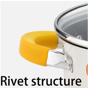 <span class=keywords><strong>Set</strong></span> di Pentole e Padelle in Acciaio Inox Antiaderente per Cucina, Campeggio e Cottura a Induzione - Product Image 3