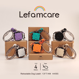 Correa retráctil corta duradera para perro, Correa antideslizante de silicona para correr con función sin enredos para perros y gatos - Product Image 6