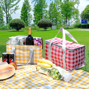 Picnic Bag Insulated Oxford Cloth Large Capacity Outdoor Camping Lunch Box Portable Handbag Summer 2021 - Product Image 3