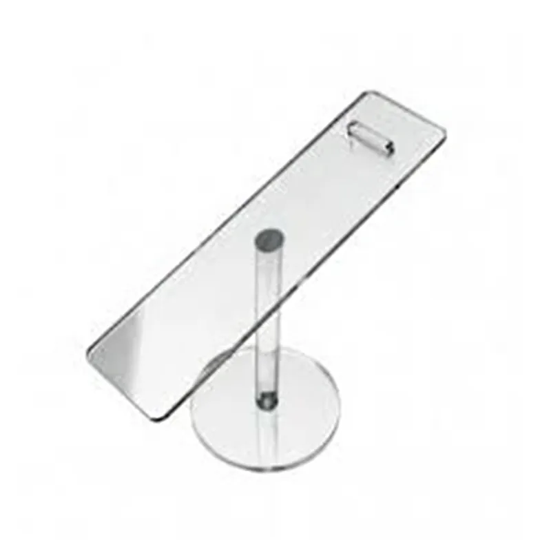 Sapato único acrílico Display Stand Clear Acrílico Sapato Display Rack para senhoras saltos altos