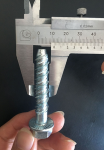 غسالة سداسية مشقوقة 8x80 ، مرصعة بالنقر الذاتي - Product Image 6