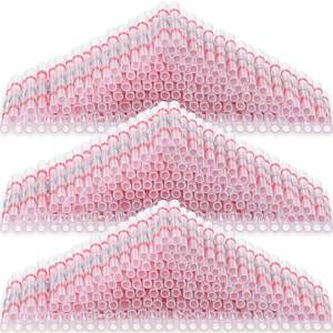 ขั้วต่อสายไฟแบบหดด้วยความร้อนสำหรับวิศวกรรมเคมี 300 ชิ้น แบบใสพร้อมแถบสีแดง ขั้วต่อสายไฟกันน้ำ - Product Image 1