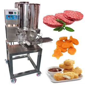 Factory Supply Burger Making Machine In India Quality Nugget Making Machine Meat Pie Processing Machinery Burgers