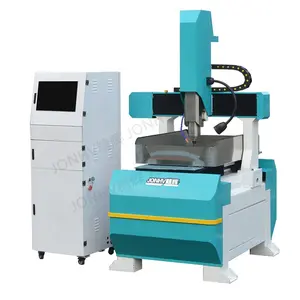 Factory Supply Cast Iron 6060 CNC Carving Drilling Router With 3kw Water Cooling Spindle