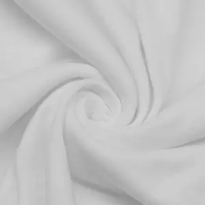 Tubo superior de algodón sin costuras, tela Tubular de punto de licra, embalaje en rollo