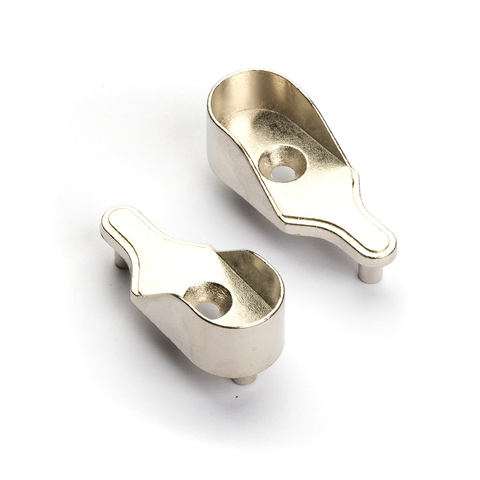 Modern Style Steel Furniture Accessories Flange Oval Tube Holder Hanger for Wardrobe for Living Room Workshop and School