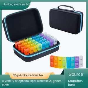 Caja de Medicamentos Portátil Mini Ligera de 32 Compartimentos, a Prueba de Humedad y Polvo, Directo de Fábrica, Ideal para Viajes - Product Image 2