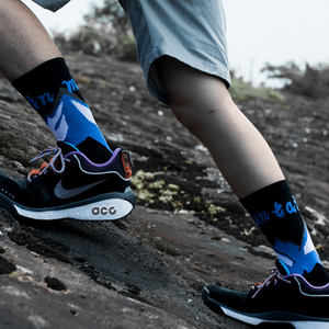 Chaussettes de trekking à coussin lourd pour hommes absorption des chocs évacuant l'humidité séchage rapide respirant pour la randonnée longue distance - Product Image 3