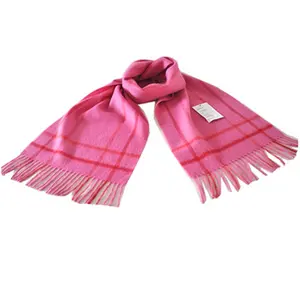 Women Wool Scarf BLUE PHOENIX Wool Check Scarf Fashion Winter Thick Custom Women Hijab Swan Shawl Scarf