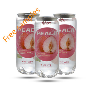 OEM nước giải khát nhà máy khỏe mạnh 350ml nước lấp lánh đào flavour không có màu sắc không có sắc tố không có rượu mềm đồ uống - Product Image 3