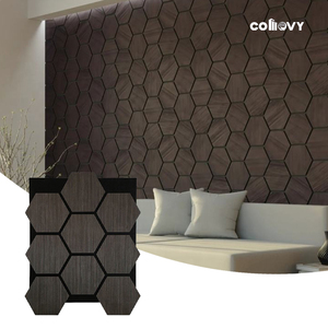 Comovy - Paneles Decorativos Acústicos de Madera para Pared, Económicos, 4x8, Adhesivos de Pared 3D para Decoración del Hogar, para Dormitorio - Product Image 6