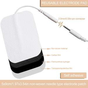 Patch de massage réutilisable en gel conducteur 5x9cm - Product Image 3