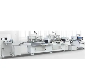 SY-II-5080 macchina da stampa tessile semi automatica per etichette e tessuti