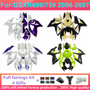 Kit de carénage complet pour moto compatible avec GSXR 600 750 2006 2007 K6 Gsxr600 Gsxr750 06 07, kit de <span class=keywords><strong>carrosserie</strong></span> ABS, kits de carénages Zxmt - Product Image 5
