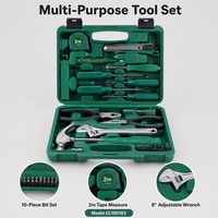 Ensemble d'outils à main industriels OEM Changlu en gros avec mallette rigide - Outils de réparation automobile incluant clés hexagonales combinées et ruban adhésif