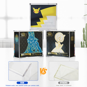 กล่องอะคริลิกสำหรับฝึก25th ศูนย์โปเกมอนทำจากโรงงานทนรังสียูวี99% กล่องอะคริลิกสำหรับฝึกฉลองครบรอบปี - Product Image 2