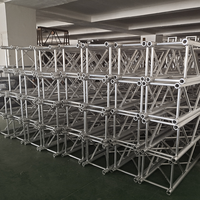 Estructura de Iluminación Profesional de Aluminio, Aleación de Aluminio 6082-T6, Ligera, Resistente, Certificada por TUV, para Escenarios de Conciertos al Aire Libre