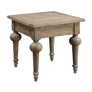 DB Wallace & Bay Ludin Table d'appoint carrée taupe pour meubles de salon - Product Image 3