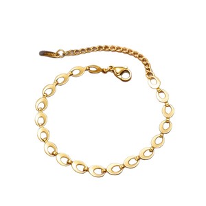 Collier <span class=keywords><strong>en</strong></span> acier inoxydable plaqué or 18 carats pour femme, design simple, vente <span class=keywords><strong>en</strong></span> gros <span class=keywords><strong>en</strong></span> <span class=keywords><strong>ligne</strong></span> à prix réduit - Product Image 5