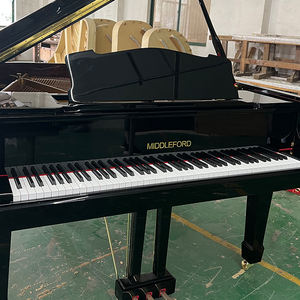 โลโก้สีทองหรือสีเงินแบบกำหนดเองบนฝาปิดคีย์บอร์ดเปียโน - Product Image 4