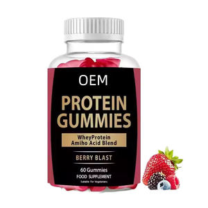 Gomitas de Proteína Diarias para Hombres y Mujeres, Apoyo para la Recuperación Muscular, Deliciosas Gomitas Masticables de Aminoácidos, Aptas para Veganos - Product Image 1