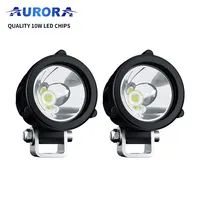Aurora Super lumineux 2 pouces 10w Spot faisceau tout-terrain LED lumière ronde camion projecteur voiture Led lampe de travail