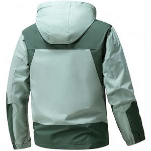 Veste coupe-vent de ski de montagne pour homme avec logo personnalisé, résistante à l'eau, doublée de polaire, coupe-vent avec capuche, vestes d'hiver - Product Image 6