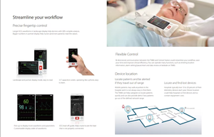 Mindray TM80 Vet Handheld Veterinary Patient Monitor with 3.5" Touch <b>Screen</b> IPX7 Waterproof Wireless Telemetry for Animal Clinic - Product Image 2