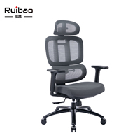 Chaise en tissu Mesh ergonomique multicolore, avec accoudoirs réglables, personnalisé, vente en gros