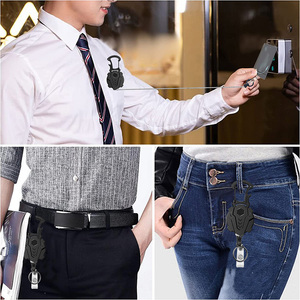 Multi‑Shape Custom Logo Heavy‑Duty Sturdy Retractable Yoyo Badge Reel, Carabiner Keychain for ID Badge & Key Accessories - Product Image 6