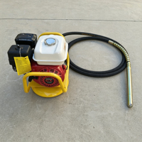 220V Diesel-/Benzinbetriebener Horizontaler Zementvibrator mit Stecker für Baustellen – Beton- und Schlammvibrator mit Abgasmotor