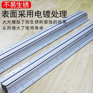 Heavy-duty Telescopic <b>Drawer</b> <b>Slide</b> Rails 48 In Cold-rolled Steel 1.8mm Thickened Industrial Design - Product Image 4