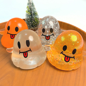 Juguete Blandito de Halloween Más Vendido, Bola Antiestrés de TPR con Forma de Fantasma de Halloween, Juguetes Blandos para Aliviar el Estrés - Product Image 3