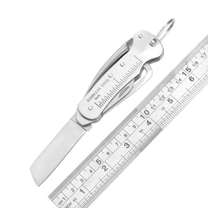 Acier inoxydable Sheepsfoot lame aiguisée manille clé peut ouvre-bouteille Marlin Spike Bail Ring couteau <span class=keywords><strong>de</strong></span> <span class=keywords><strong>marin</strong></span> avec lanière <span class=keywords><strong>de</strong></span> sécurité - Product Image 5