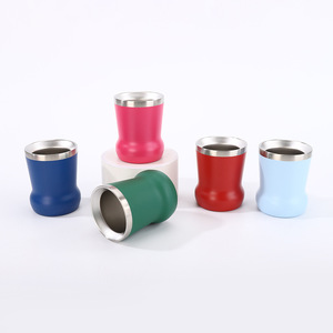 Stainless Steel Insulated Tumbler Red Belly Cup Double Wall Camping Coffee Mug Compact Mini Outdoor Use - Product Image 2