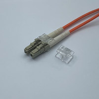 Clips de connecteurs à fibres optiques LC Duplex transparents en PP à fixation rapide pour réseaux 5G, compatibles avec les fibres SM et MM de la marque Gtech
