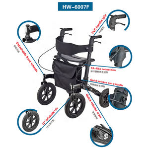 Intérieur Extérieur Confortable Haute Qualité Aides à la Marche Petit Déambulateur Pliable Portable de Taille Pliable - Product Image 5