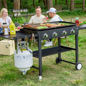 <span class=keywords><strong>Barbecue</strong></span> Propane Gas Grill Station de cuisson Grille de cuisson à <span class=keywords><strong>gaz</strong></span> extérieure pour la cuisine de voyage de fête - Product Image 2